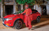 Red Nissan Qashqai