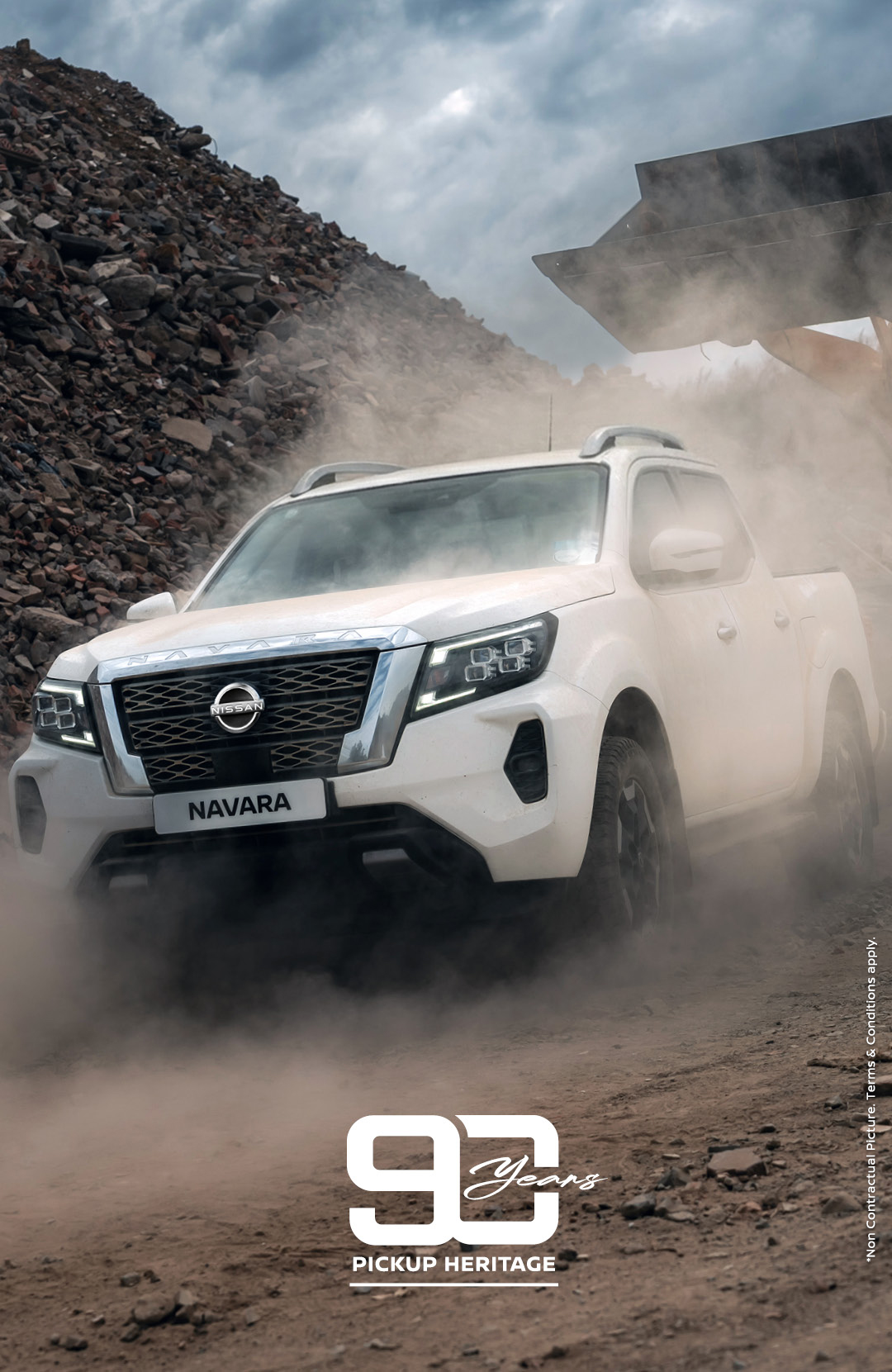 nissan navara 90 years pick up heritage april 2026 nissan mu mobile banner