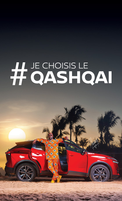 Red Nissan Qashqai