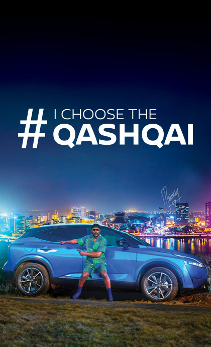Blue Nissan Qashqai