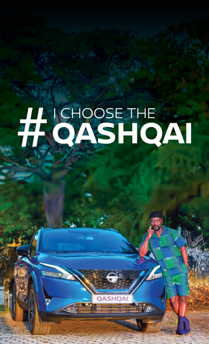 Blue Nissan Qashqai