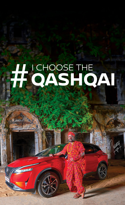 Red Nissan Qashqai