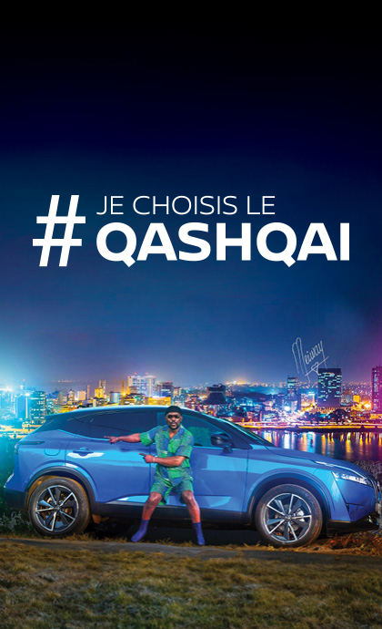 Blue Nissan Qashqai